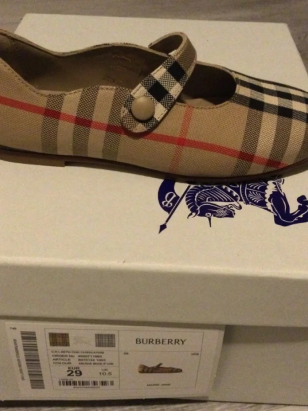 Burberry Little Girl’s Shoe